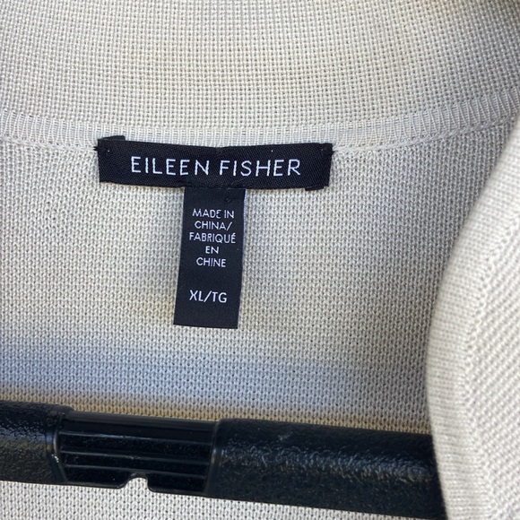 Eileen Fisher 80% silk 20% cotton cardigan w pockets. XL - Picture 3 of 5